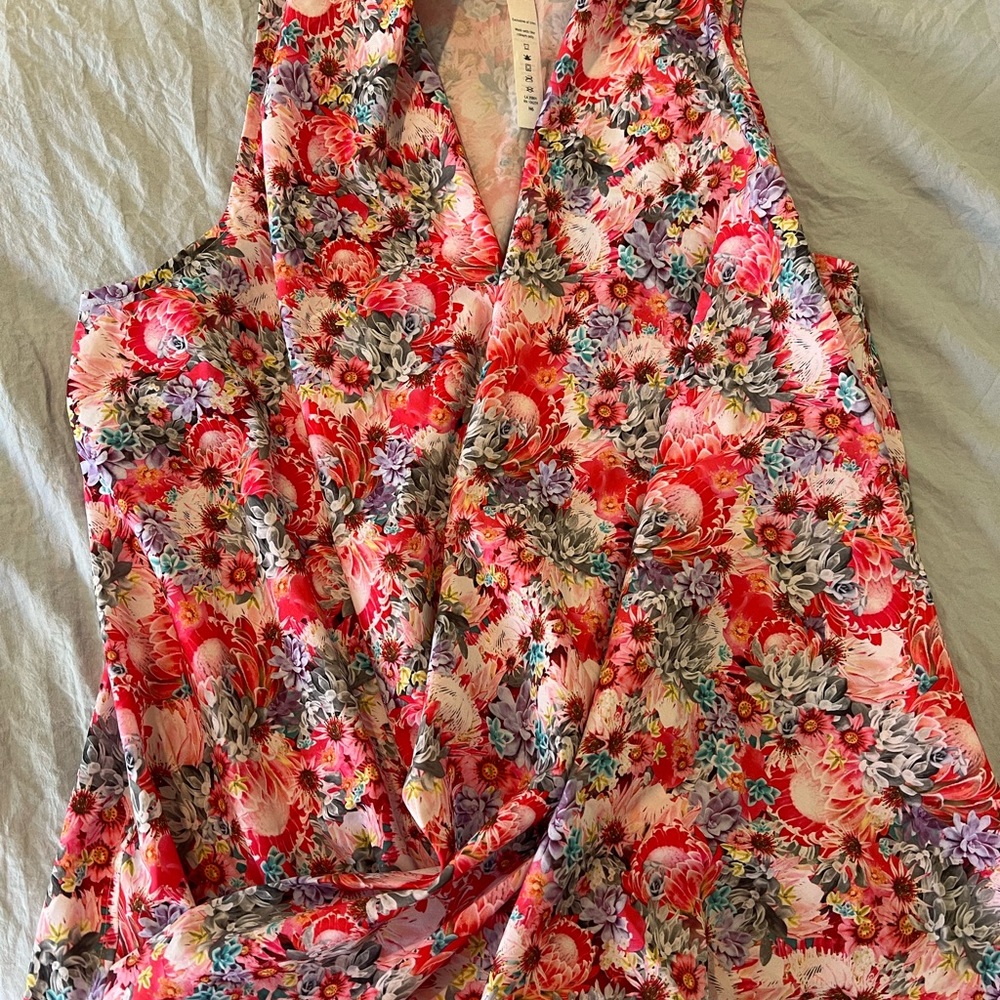 lululemon athletica Floral Tank Top - Red and Pink